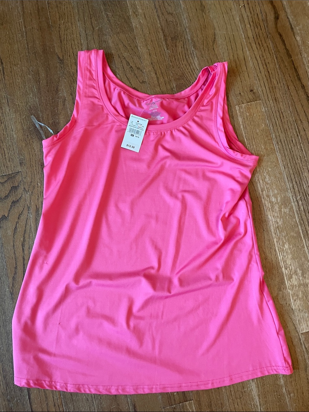 Women's Scoop Neck Tank Top - Hot Pink